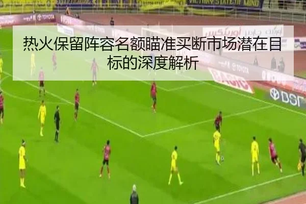 热火保留阵容名额瞄准买断市场潜在目标的深度解析